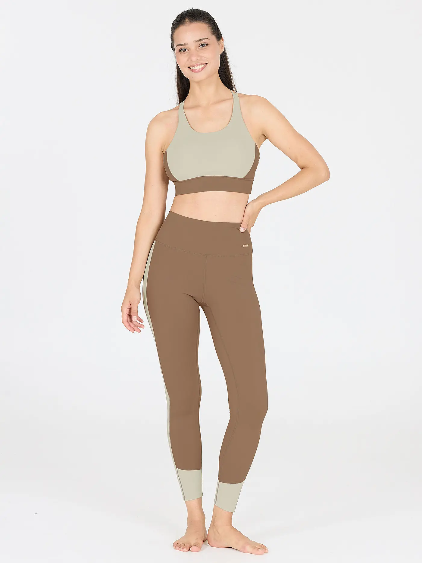 ATHLECIA | Damen Sport-BH Colorblock Medium Support | 